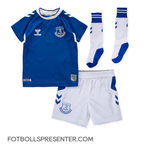 Everton Dwight McNeil #7 Hemmatröja Barn 2022-23 Kortärmad (+ korta byxor)